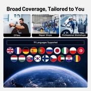 TOPDON AD800BT 2 Automotive Diagnostic Scanner, Bidirectional OBD2 Scanner with 28+ Services, CANFD/FCA AutoAuth