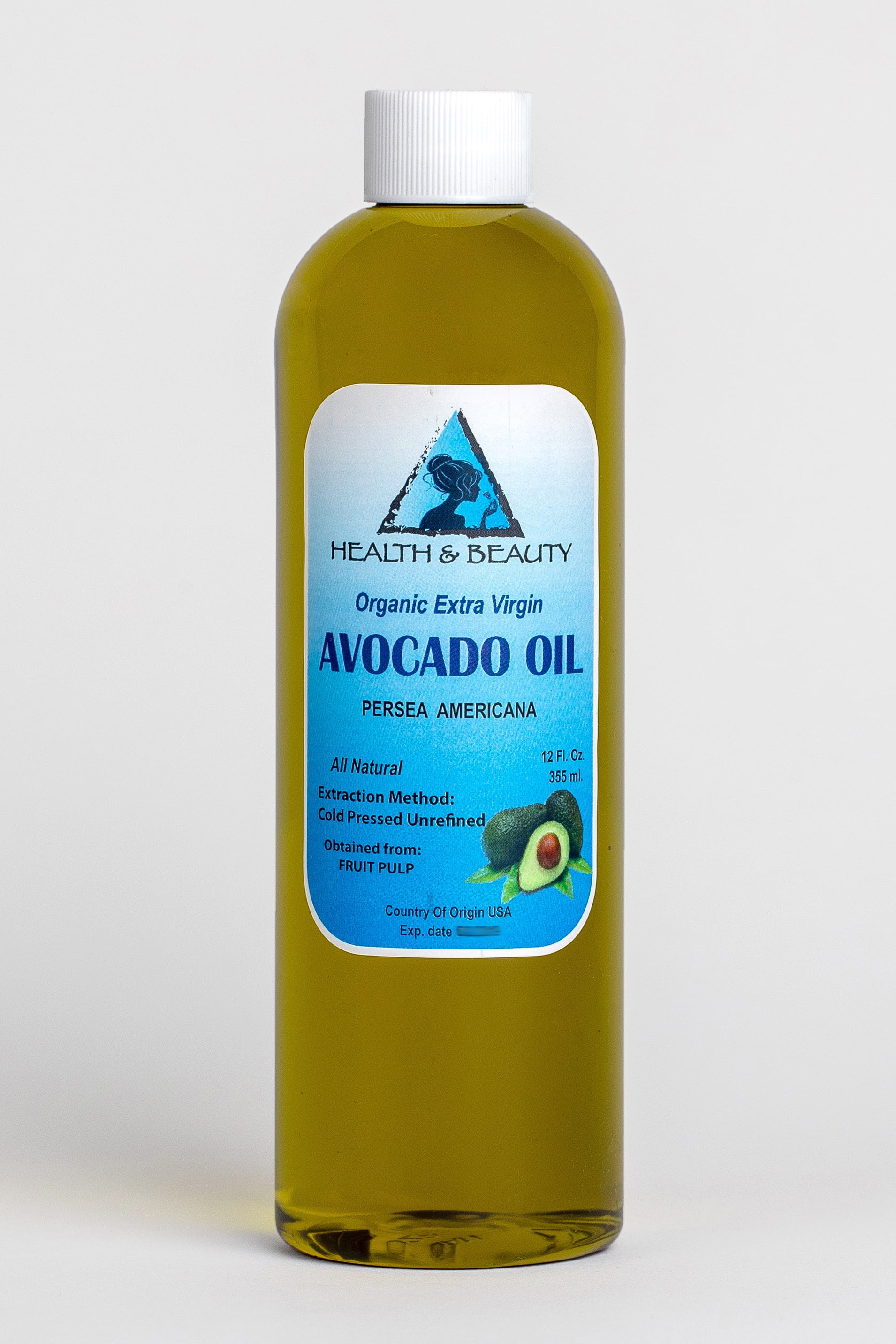Avocado Oil Extra Virgin Organic Unrefined Cold Pressed Raw Natural Pure 36 oz