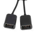 thumbnail image 4 of USB 3.1 a USB Dual a 2.0 OTG Adaptador de Concentrador de Carga Cable de Conector Negro Yotijar ABS TYPE C HUB, 4 of 8