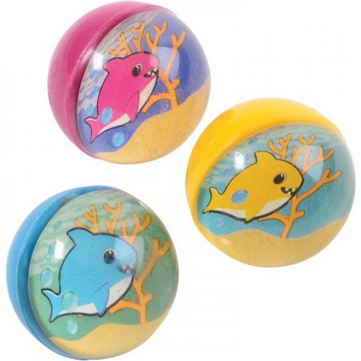 (Price/Dozen)U.S. Toy 4651 Shark Baby Bouncing Balls