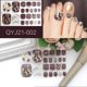 thumbnail image 1 of Etiqueta Engomada Del Clavo Del Dedo Del Pie Envolturas Completas Pegatinas De Esmalte Pegatinas De Arte De Uñas Para Mujeres Niñas Decoraciones De Arte De Uñas Yuarrent CE007391-01, 1 of 6