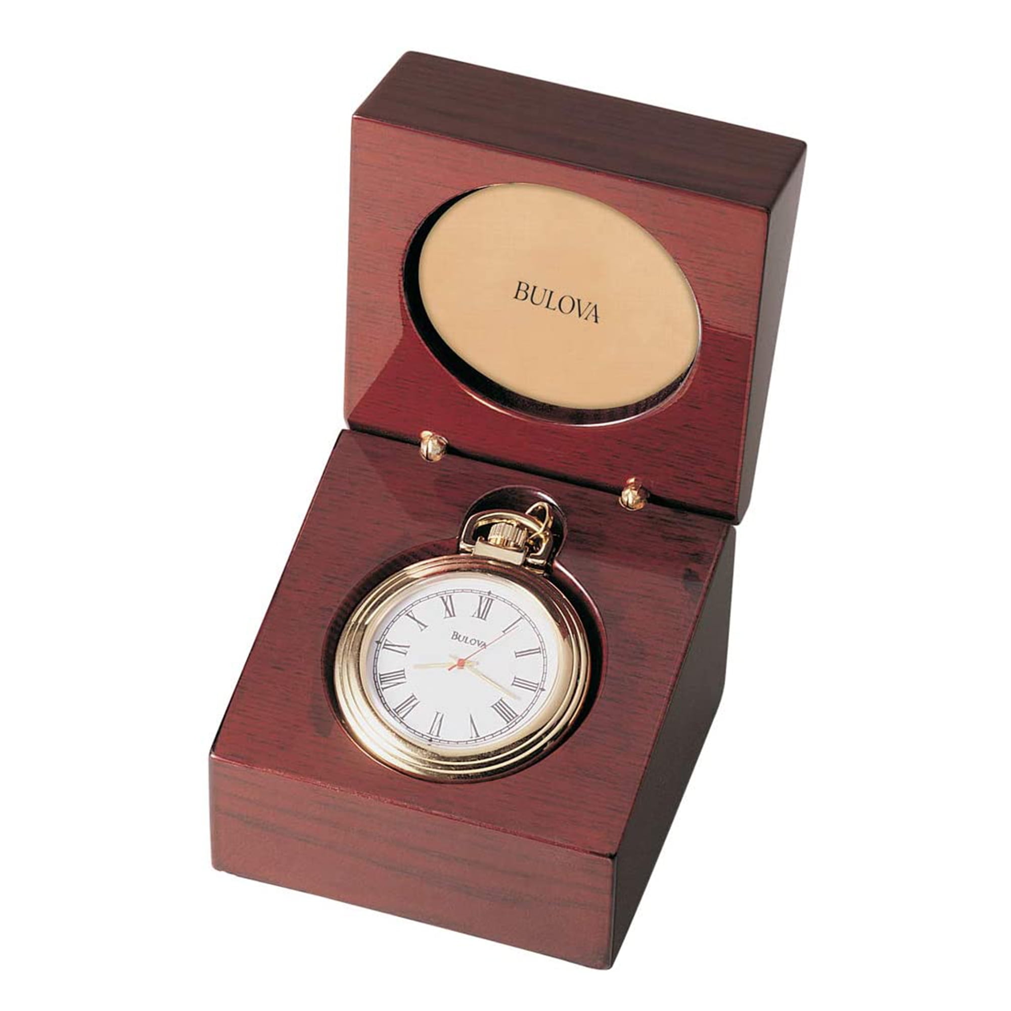 Bulova quartz top pocket watch