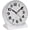 White, variant on 4.5" No Ticking Analog Alarm Clock,Silent Readable for Seniors,Easy to Set,Gradual Rise Alarm,Big Numbers,On/Off Switch on Side,Gentle Wake,Snooze Soft Backlight,Battery Operated,White