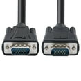 thumbnail image 2 of DTech Cable VGA de 25 pies de largo para monitor de computadora, cable VGA a VGA de 15 pines de alta resolución 1080p para pantalla de proyector (8 metros negro), 2 of 5