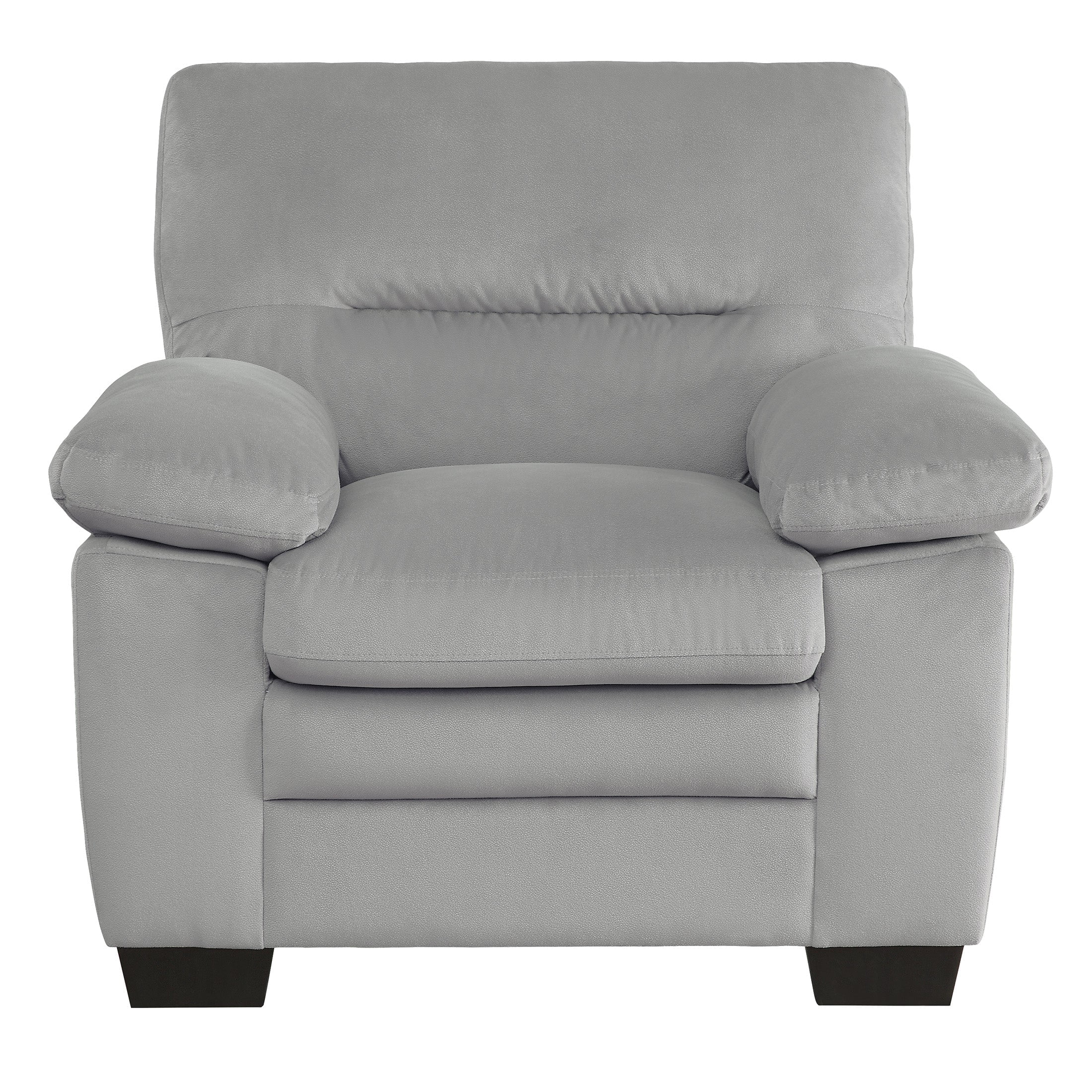 OakvillePark Savion Fabric Upholstered Living Room Chair, Gray