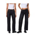 thumbnail image 3 of FOCUSNORM Pantalon en Denim pour Femmes Printemps Été Taille Basse Jambe Grand avec Multiples Poches, 3 of 9