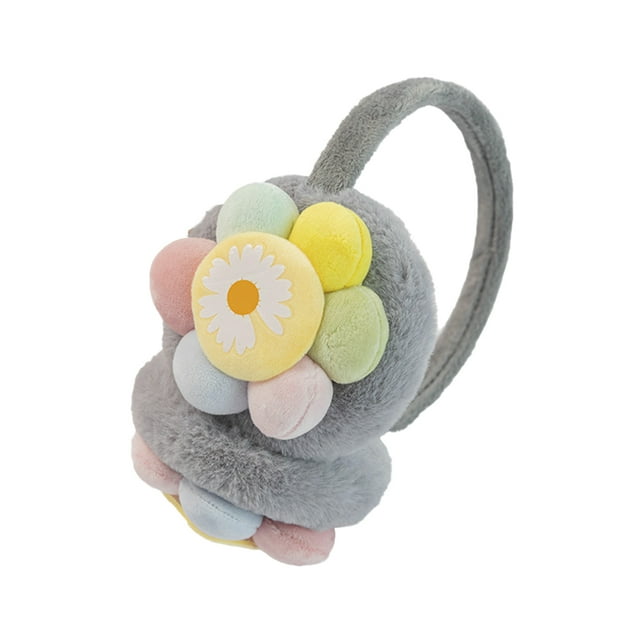Cache-Oreilles en Peluche Doux pour Enfants Garçons et Filles Cache-Oreilles de football Extérieur
