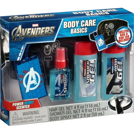 Marvel Avengers Power Berry Scented Body Care Basics Set, 5 pc