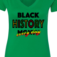 thumbnail image 4 of Inktastic Black History Month Every Day Women's V-Neck T-Shirt, 4 of 5