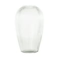 thumbnail image 6 of DecMode 14" Ribbed Glass Vase, 6 of 9