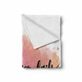thumbnail image 2 of Saying Soft Flannel Fleece Blanket, Romantic Phrase About Love and Friendship Love Never Fails Bokeh Effect Background, Cozy Plush for Indoor and Outdoor Use, 50" x 70", Multicolor, by Ambesonne, 2 of 6