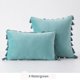 thumbnail image 2 of 1 Uds. Fundas de almohada con borlas, funda de cojín bohemio, funda de almohada decorativa suave cuadrada sólida, acogedora, moderna, para sofá, cama y silla JFHHH pequeña, 2 of 4