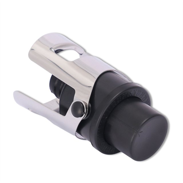 Toystoory Tapón de acero inoxidable para vino y champán, tapón sellador para botellas, restaurante, Hotel, cocina, tapas herméticas selladas, Barra de herramientas Negro Toystoory HA008955-03