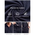 thumbnail image 6 of RICHCOIN Men's 2 Piece Outfits Textured Knit Short Sleeve Button Down Shirts and Shorts Old Money Casual Sets, 6 of 7
