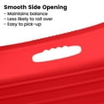 thumbnail image 5 of StarQualityBargain 2Pack Snow Sled with Handles and Ropes, Slippery Plastic Downhill Durable Snow Sled For Kids and Adults, Outdoor Fun, 48''x18'' - Red, 5 of 8