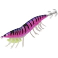 thumbnail image 3 of Señuelo Luminoso para Pesca Mar Camarón Patas Blandas Anzuelos Calamar Cebo () Púrpura, 3 of 4