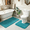 Green, variant on Softlife Bathroom Rug Sets 2 Pcs Absorbent Microfiber Washable Mats Dry Quickly Home Decor and Bath Room Accessories