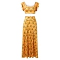 thumbnail image 3 of WILLBEST Robe d'Invité de Mariage Ligne A Robe d'Été Décontractée et Nombril Haut de Fête Ensemble de Mode Décontracté pour Femmes, 3 of 8