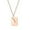 Rose Gold, variant on Stainless Steel Love Letter Envelope Pendant Necklace for Women - 18K Gold Plated Couple Gift, 45cm Chain, Mirror Finish, Hypoallergenic Jewelry for Mother's Day, Christmas & Special Occasions