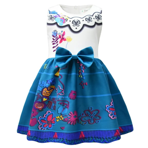 Little Kids Girls Mirabell Dress Sleeveless Halloween Cosplay Princess Outfit
