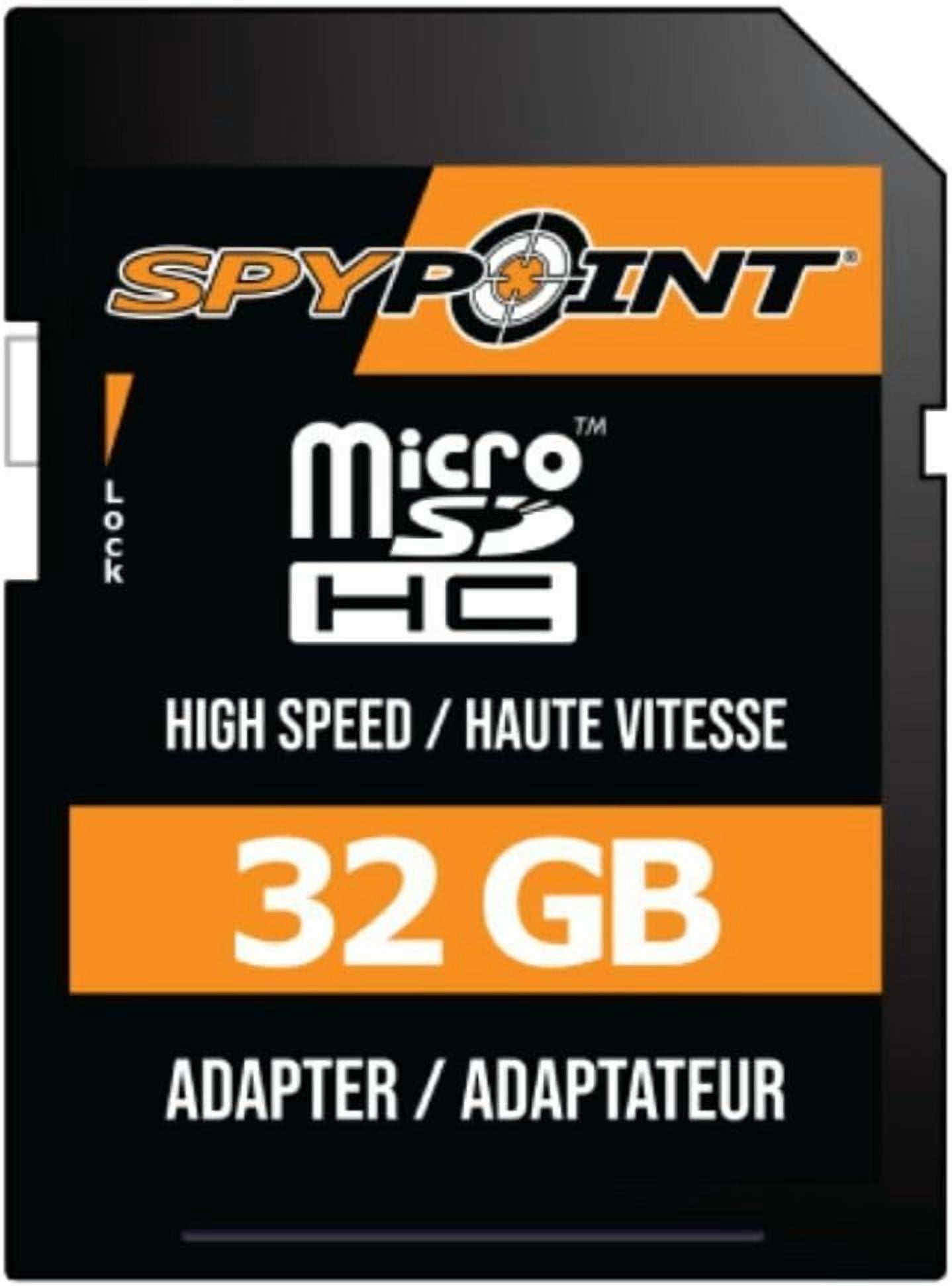 32GB Micro SD Memory Card Trail for Cameras | Adapter Media Storage and Game Designed Used in Hunting Cams (Class 10 Speed)
