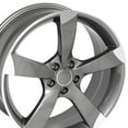 thumbnail image 5 of OE Wheels AU29 19 Inch Rim Fits S4 Style 5x112 19x8.5 Gloss Gunmetal Machined - Hollander 58867 (1), 5 of 5