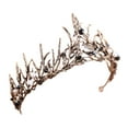 thumbnail image 2 of Corona de tiara para bodas y fiestas. Corona de princesa de cuento de hadas para novia. Estilo D, 2 of 9