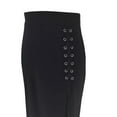 thumbnail image 7 of DHFJKG Gothic Punk Bodycon Skirt Women High Waisted Side Slit Lace Up Retro Summer Long Skirts 2026 Stylish Skirt, 7 of 7