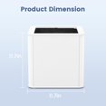 thumbnail image 4 of 2 Pack 211+ Filter Replacement Compatible with Blue Pure 211+ Air Purifier, 2-Stage Filtration System of H13 True Filter & Activated Carbon Filter, 4 of 6