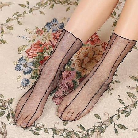 

2023 Clearance Sale! TMOYZQ Socks for Women Fashion Women Mesh Ladies Breathability Thin Socks Women鈥檚 Stockings Holiday Gifts on Clearance