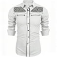 thumbnail image 4 of Toddler Kids Girls Boys Shirt Tops Long Sleeve Fashion Chest Print Casual Collar Shirt Casual Summer Tees 4-5 Years, 4 of 4