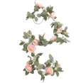 thumbnail image 4 of Simulation Rose Vine Rose Garland Pink Room Decor Living Room Ceiling Decoration, 4 of 8