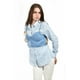 thumbnail image 2 of Camisa con top denim Roman Fashion /Juvenil, 55863 (Azul claro) azul G, 2 of 5