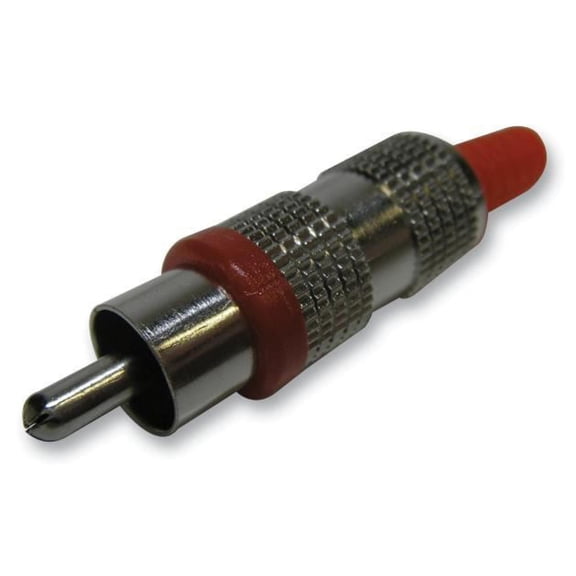 PRO SIGNAL - Phono Plug, Metal, Red