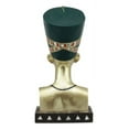 thumbnail image 3 of Golden Ancient Egyptian Queen Nefertiti Bust Statue 9.75"Tall Wife Of Pharaoh, 3 of 7