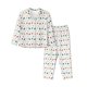 thumbnail image 1 of Balery Happy Graduation Conjunto de Pijama con Estampado para Mujer, Conjunto de Dos Piezas con Manga Larga, Ropa de Dormir Suave con Bolsillos, Pijamas Cómodos-XX-Large, 1 of 7