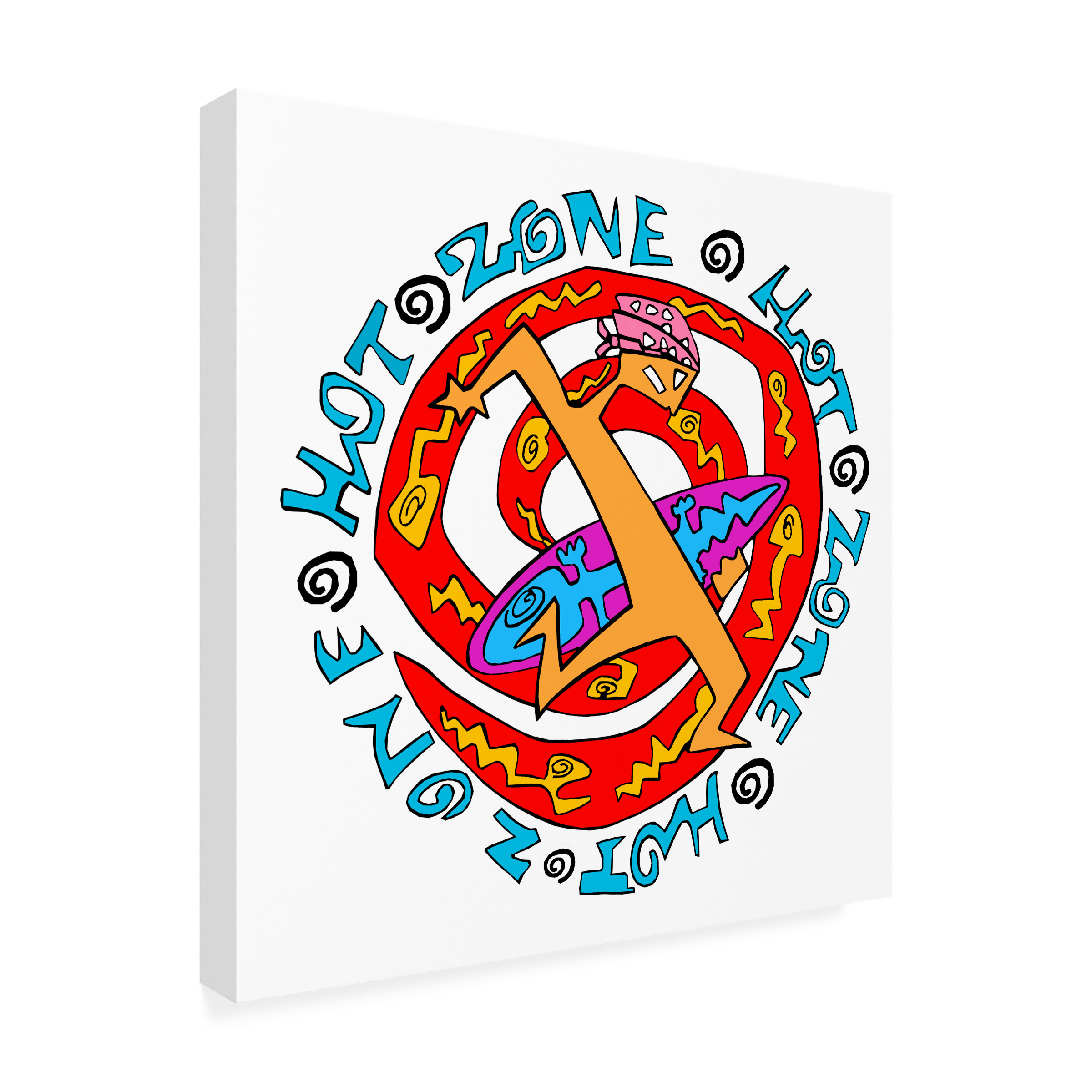 Trademark Fine Art 'Hot Zone' Canvas Art by Miguel Balbas