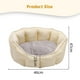 thumbnail image 4 of Cama redonda para gatos Cama para mascotas Cama pequeña lavable para perros de 18 pulgadas para CACAGOO Cama redonda, 4 of 7