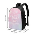 thumbnail image 3 of Hello Kitty Backpack with USB Charging Port, Travel Laptop Backpack, Water Resistant Computer Bag, Durable Daypack, Fit 16 Inch Notebook, 3 of 9