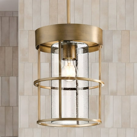 Luxury Modern Pendant, Aged Bronze, UHP4496