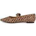thumbnail image 3 of Journee Womens Karissa Buckle Pointed Toe Mary Jane Dress Flats, 3 of 10