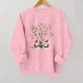 thumbnail image 4 of Cadancy Long Sleeve Christmas Shirts for Women Xmas Light Cute Graphic Funny Pullover Tops Crew Neck Long Sleeve Loose Winter Sweatshirts Holiday Festival Outfits 2025, 4 of 5