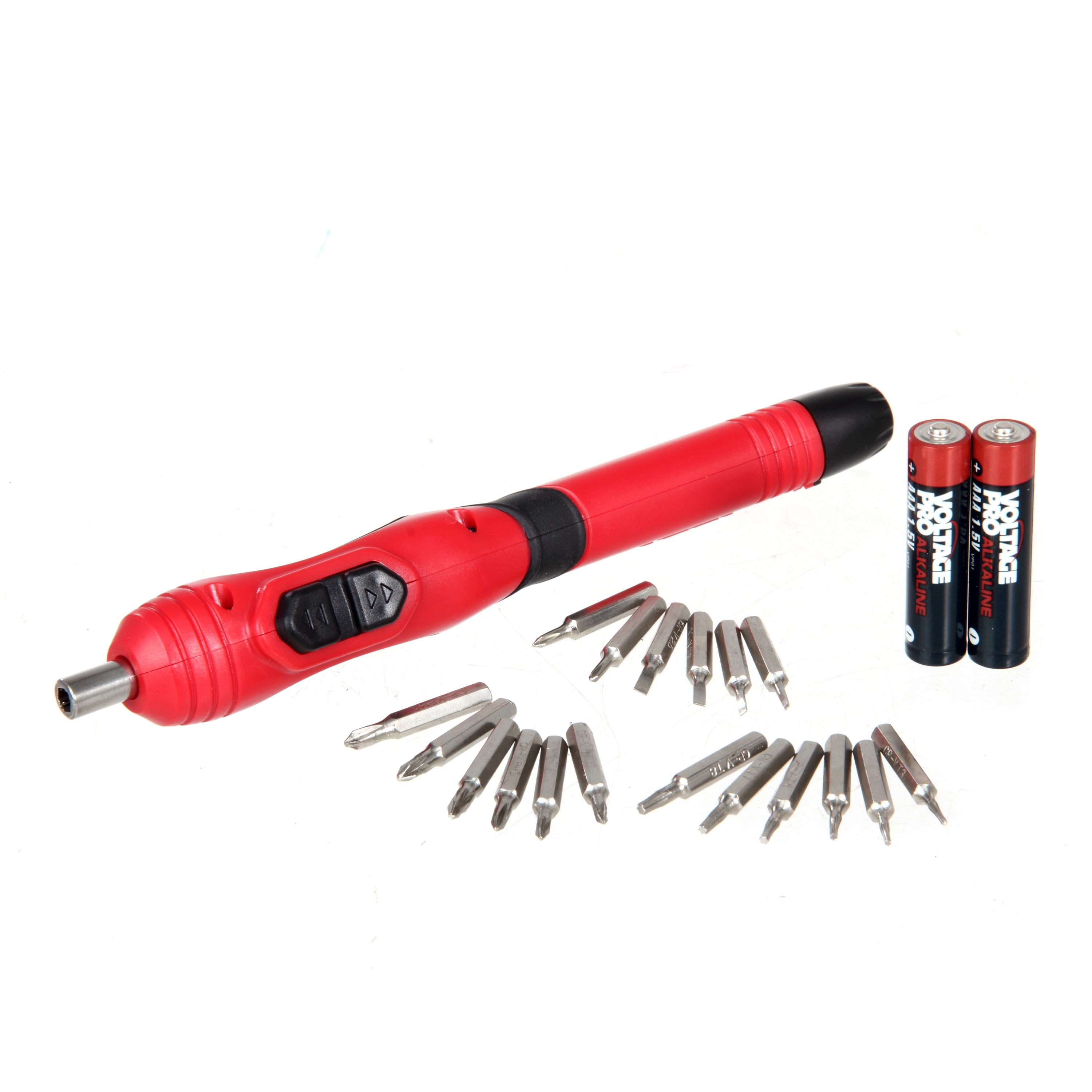 21-Piece 3-VOLT CORDLESS PRECISION SCREWDRIVER SET 18-Bits Battery Operated LED