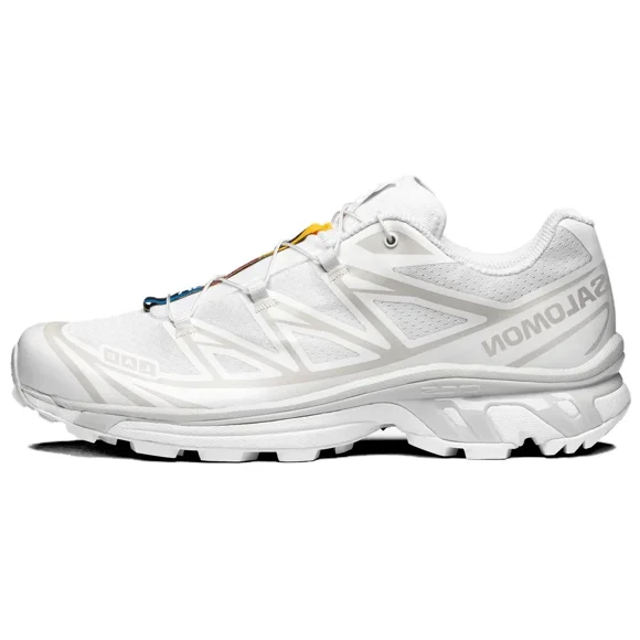 SALOMON XT-6 White Lunar Rock Unisex Running Shoes