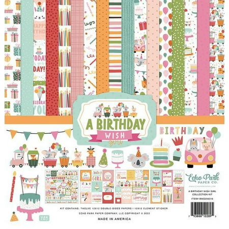 UPC: 0793888122895 | Echo Park A Birthday Wish Girl Collection Kit
