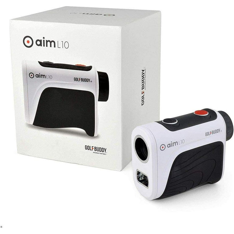 Golf Buddy AIM L10 Easy To Use Laser Rangefinder GPS White NEW