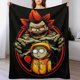 thumbnail image 1 of Manta de franela suave y acogedora de Rick y Morty para niños y niñas, mantas de vellón cálidas de lujo para sofá, cama, camping, viajes, 40 x 30 pulgadas, 1 of 8