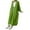 Green, variant on Women's Fall Winter Loose Fit Lazy Style Plus Size Long Length Over Knee Thick Knit Pattern No Button Open Front Fashion Elegant Sweater Beige,One Size