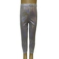 thumbnail image 2 of Byoo Big Girls Fine Sequin Leggings Stretch Slim Fit Straight Elastic Waist Skinny Trousers Training Dance Tights, 2 of 3