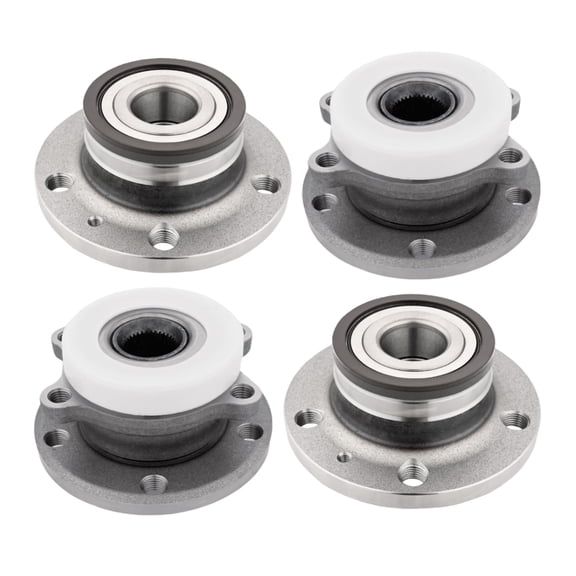 Set of 4 Front-Rear Wheel Hub Bearing Assembly For 2010 Volkswagen Golf City